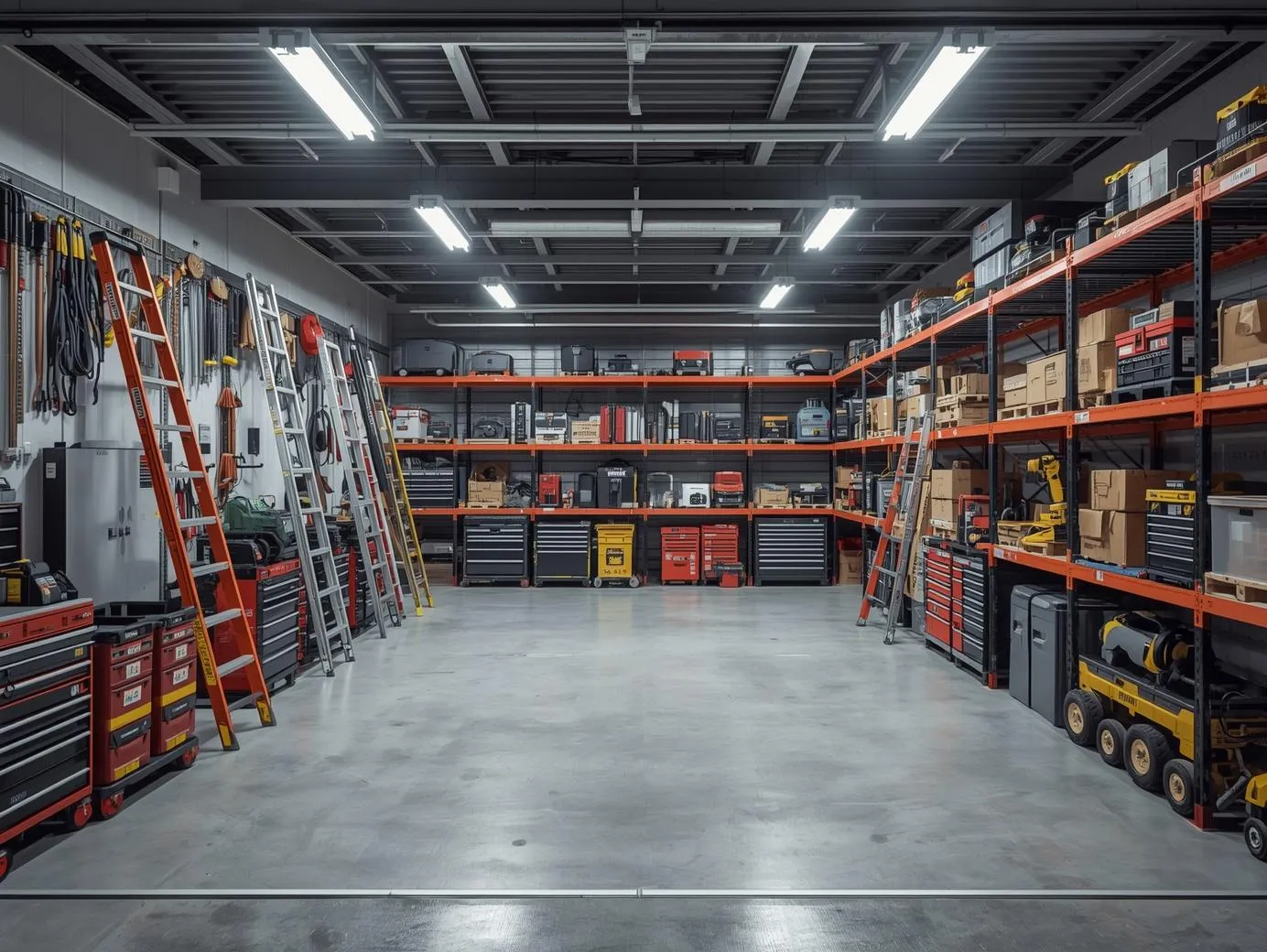 Large Storage Units for Contractors and Construction Equipment