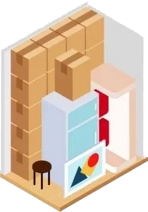 1m by 1.5m storage unit