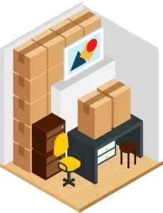 2m by 3m storage unit