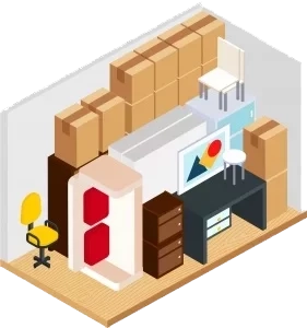 3m by 5m storage unit