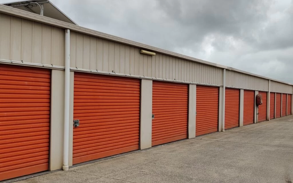 Large storage units at Guardian Self Storage