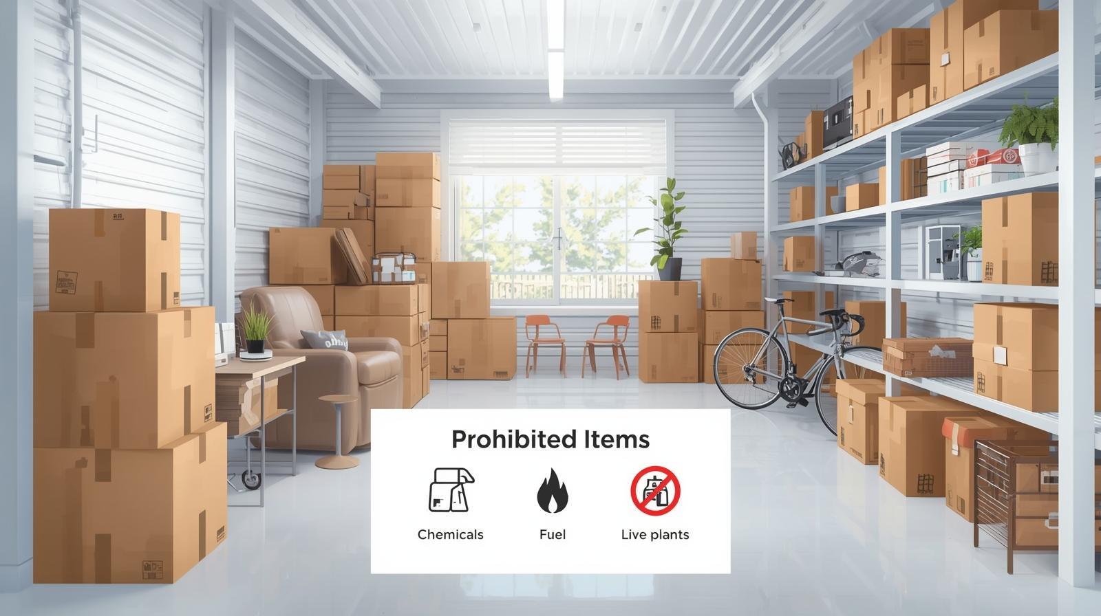 What You Can and Can’t Store in a Storage Unit