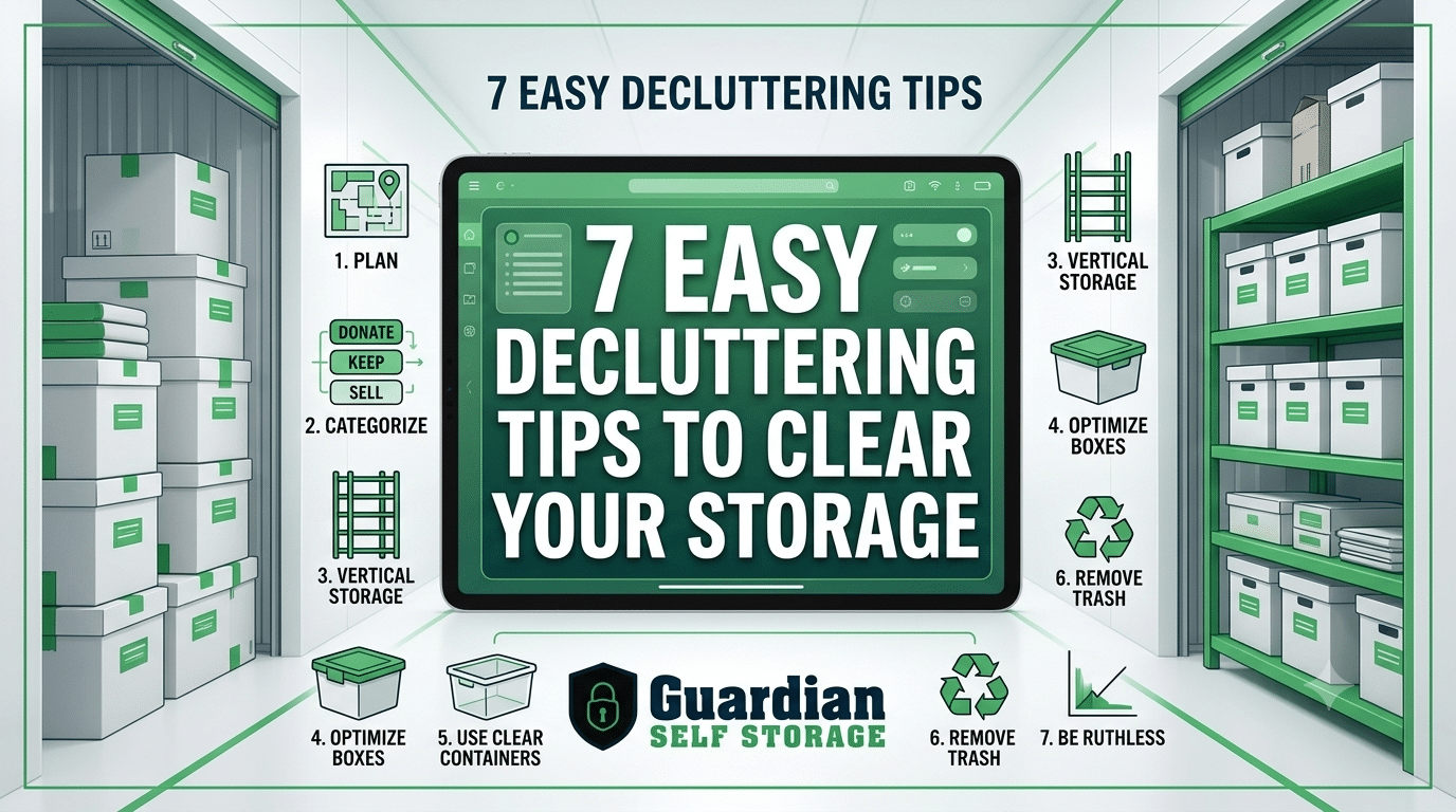 7 Easy Decluttering Tips to Clear Your Storage