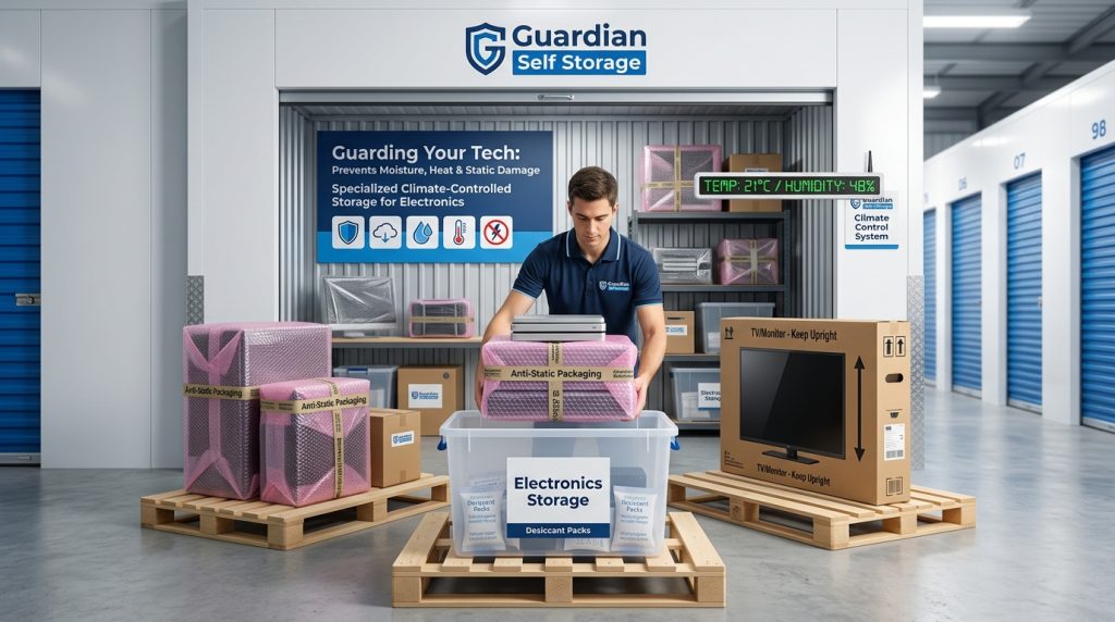 How to Store Electronics Safely: Preventing Moisture, Heat & Static Damage