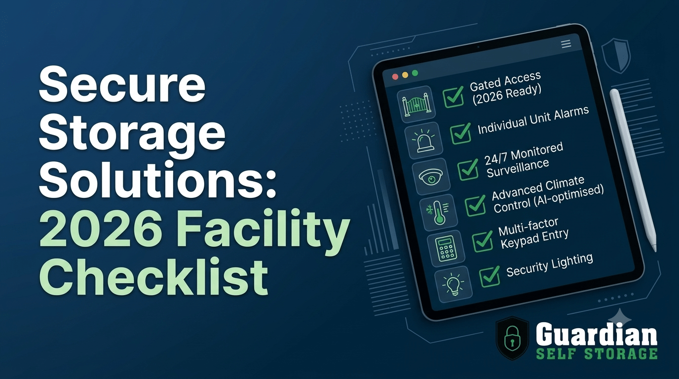Secure Storage Solutions: 2026 Facility Checklist