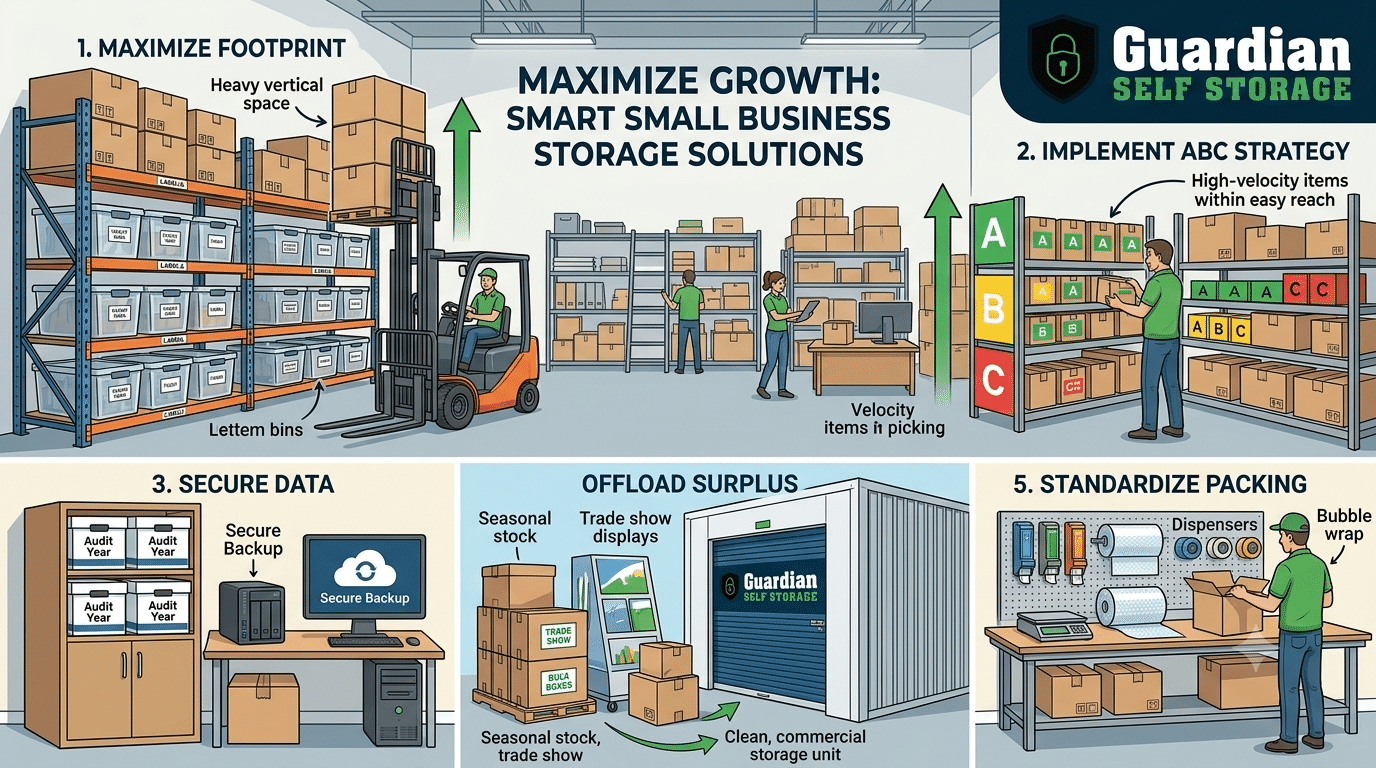 Small Business Storage Solutions: Inventory Hacks