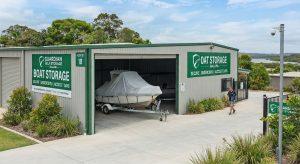Secure boat storage facility units at Guardian Self Storage in Ballina