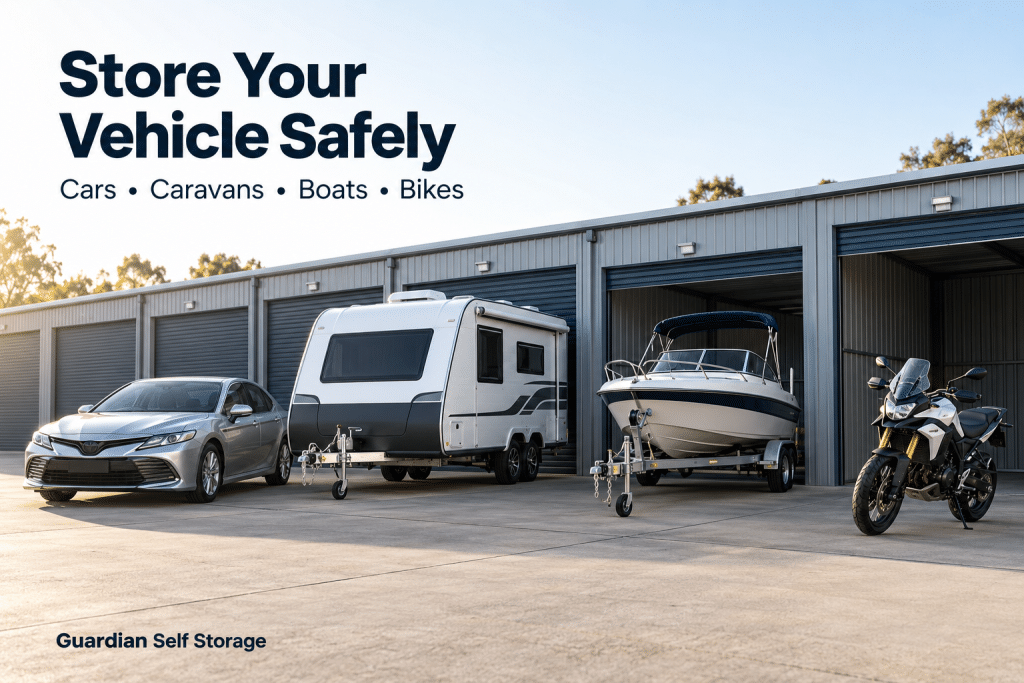 How to Store a Vehicle Safely: Cars, Caravans, Boats & Bikes